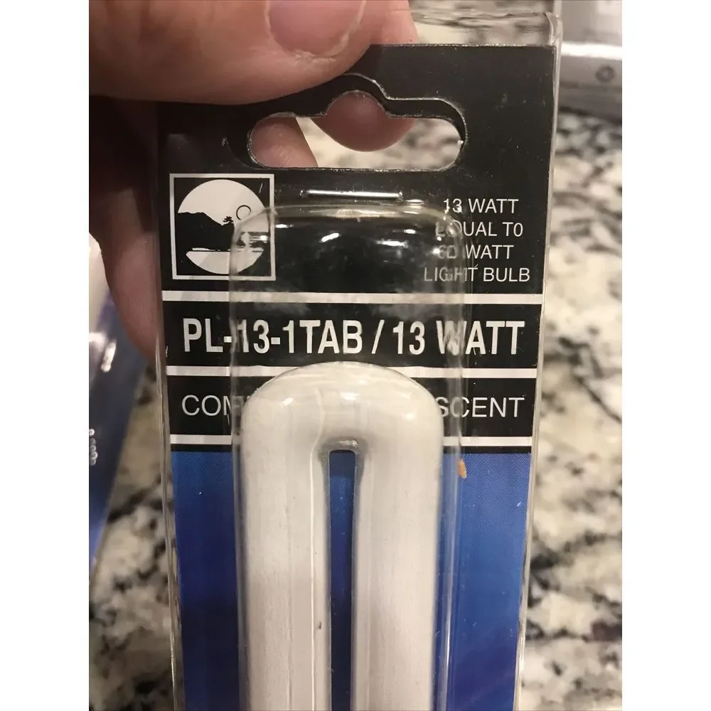 Lot Of 2 PL-13-1Tab/13 Watt‎ flourescenre compacte